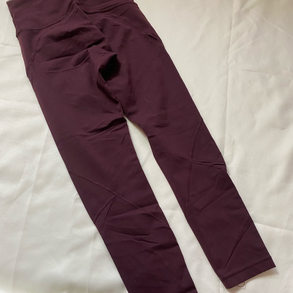 LULULEMON wonder under leggings! Egg plant purple